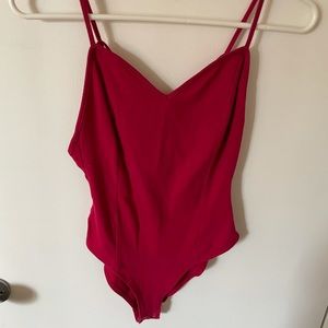 Strappy back bodysuit